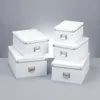 Zeller Boxen-Set, 5-tlg., Pappe, weiß 40x29x17 Produktbild-Vorschau 3