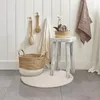 Wendbarer Baumwollteppich, Kordeleffekt, weiß, Ø 70 cm Produktbild-Vorschau 5