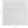 vidaXL Schranktüren Lamellen-Design 4 Stk Weiß 39,5x39,4 cm Produktbild-Vorschau 13