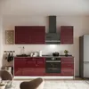 Wastafelkast Vicco Fame-Line Bordeauxrode hoogglans/Wit 60 Productafbeelding-voorbeeld 5