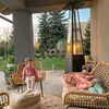 Ogrzewacz ogrodowy Umbrella stalowy czarny 12 kW Zestaw Podgląd zdjęcia produktu 15