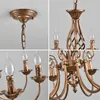8 appliques murales de style français, lustre en bronze, Voir les images du produit 4