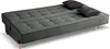 xonox.home Bono Schlafsofa 3 Sitzer grau B/H/T: 199x91x91cm Produktbild-Vorschau 11
