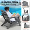 VEVOR plastová stolička Adirondack, sada 2 ks, odolná voči Náhľad obrázku produktu 4