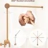 Zayno® Mobilehalterung aus Holz 70cm | Mobilearm, Produktbild-Vorschau 3
