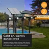 ENOVALITE LED Solar-Gartenstrahler 200 lm warmweiß schwarz Produktbild-Vorschau 20