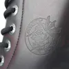 ANGRY ITCH-8-Loch Burgundy Red Rub-Off Leder Stiefel mit Produktbild-Vorschau 8