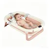 Faltbare Baby Badewanne,Babybadewanne mit Thermometer und Produktbild-Vorschau 2