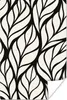 MuchoWow® Poster Natur - Muster - Blätter - Schwarz 120x180 Produktbild-Vorschau 1