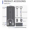 Caryota Pilates Board klappbar lila mit Squatbar, Timer und Produktbild-Vorschau 9