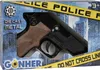 Pistolet policyjny 17 cm czarnobrązowy 8-strzałowy rewolwer Podgląd zdjęcia produktu 5