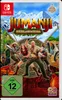 The image is a product shot of the Nintendo Switch game Jumanji: Wilde Abenteuer. Produktbild-Vorschau