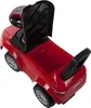 A red toy car with its hood open, viewed from a high angle. Produktbild-Vorschau