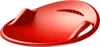 A red plastic sled on a white background. Anteprima dell’immagine prodotto