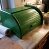 Großer Holz-Brotkasten Grün 40x29x18cm – Brotkorb für Produktbild-Vorschau 4