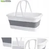Silikoneimer, faltbar, für Touristen, Camping, Mops, 22 l Produktbild-Vorschau 3
