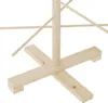 vidaXL Arbre de Noël en bois à décorer 125 cm Pin massif Voir les images du produit 5