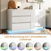 Credenza ProximaX con 2 ante e 3 cassetti, bianco lucido, Anteprima dell’immagine prodotto 7