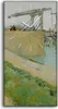 Dekor Leinwand Uhr Wandbilder 30x60 Langlois Brücke bei Produktbild-Vorschau 1