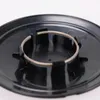 Original Fiat 4x Nabendeckel Felgendeckel Alufelge schwarz Produktbild-Vorschau 5