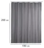WENKO Rideau de douche anti-moisissure Uni Grey Polyester Voir les images du produit 8