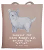 Mr. & Mrs. Panda Tote Bag Skye Terrier Moment - Braun Produktbild-Vorschau 1