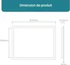 Badspiegel mit Beleuchtung 80x60cm LED Spiegel mit Uhr | Produktbild-Vorschau 8