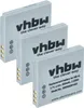 vhbw 3x Akku kompatibel mit Canon Digital Ixus 110 is, 60, Produktbild-Vorschau 1