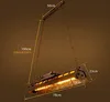 A vintage-style industrial pendant light fixture with dimensions indicated. Produktbild-Vorschau