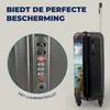 MuchoWow® Koffer Handgepäck Trolley Rollkoffer Kleine Produktbild-Vorschau 3