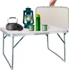 Składany stół kempingowy 60x40cm z lekką aluminiową ramą - Podgląd zdjęcia produktu 1