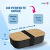 Úložný box "Buk" - Štýlový box na obed z plastu bezpečného Náhľad obrázku produktu 2