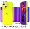 Étui néon pour iPhone 14, translucide multicolore lumineux Voir les images du produit 5