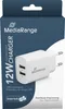 MediaRange Ladegerät 12W 2-Port 2x USB-A,  weiß Náhľad obrázku produktu 3