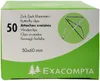 Exacompta Zick-Zack Klammern 50x60 mm Silber 50 Stück Produktbild-Vorschau 1