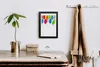 Bild 20x30 MDF-Rahmen, Wandkunst Bunte Luftballons Produktbild-Vorschau 3