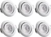 Monzana Einbaustrahler 6er Set LED Flach 68mm Dimmbar Produktbild-Vorschau 4