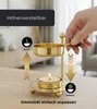 Weihrauchbrenner Räucherstövchen mit Sieb - Gold Produktbild-Vorschau 3