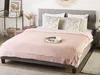 BELIANI Tagesdecke Rosa 180 x 200 cm Polyester Zweiseitig Produktbild-Vorschau 2