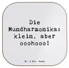 Mr. & Mrs. Panda Untersetzer Glas Spruch Mundharmonika Produktbild-Vorschau 1