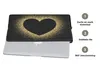 MuchoWow® Laptop Hülle 15 Zoll Goldenes Herz auf schwarzem Produktbild-Vorschau 5