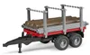 Bruder Massey Ferguson 7480 z przyczepą do transportu Podgląd zdjęcia produktu 19