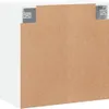 vidaXL Szafka ścienna biała 60x31x60 cm materiał Podgląd zdjęcia produktu 9