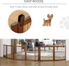 PawHut Dog Barrier Regulowana bramka ochronna z nóżkami 432 Podgląd zdjęcia produktu 3