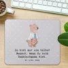 Mr. & Mrs. Panda Mousepad Bankfachmann Herz - Grau Pastell Produktbild-Vorschau 2