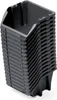 Sada úložných boxov 16ks BINEER SHORT 92x77x60 mm červená Náhľad obrázku produktu 2