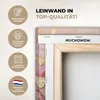 Leinwand Bilder 40x60 cm - Lebensbaum - Rosa - Gold - Produktbild-Vorschau 3