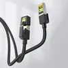 Close-up of two Ethernet cable connectors. Produktbild-Vorschau