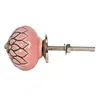 Clayre & Eef Türknauf Ø 3 cm Rosa Keramik Blume Produktbild-Vorschau 2