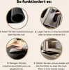 KitchenYeah© Herdabdeckplatte Fisch - Linie - Schwarz , Produktbild-Vorschau 7